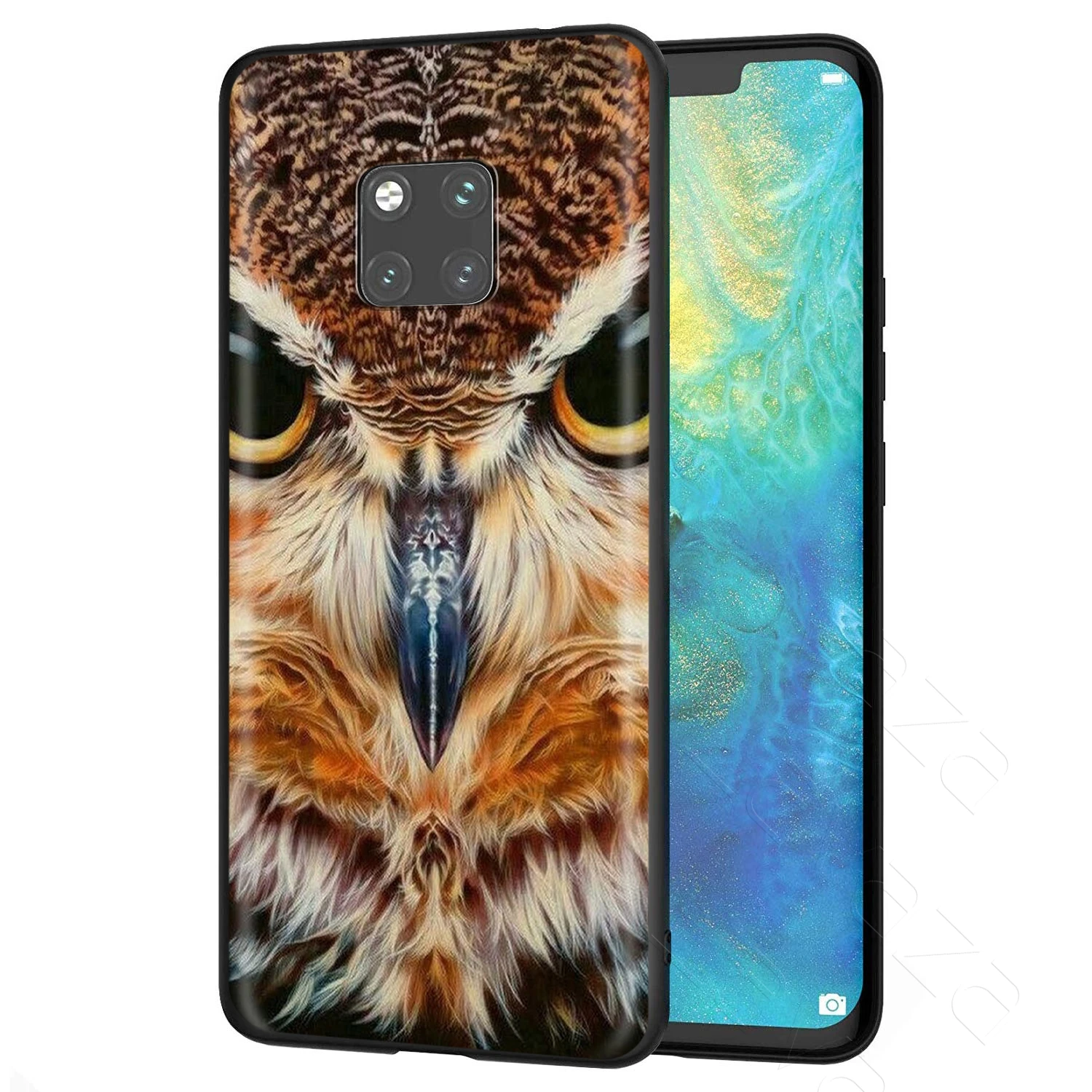Чехол с изображением совы для Huawei Mate Y7 Y9 P8 P9 P10 P20 P30 P40 Max Lite Pro P Smart Mini |