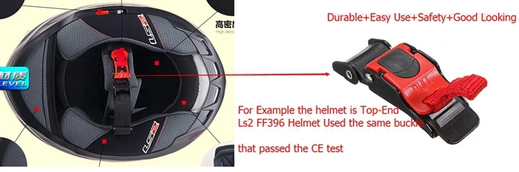 1 комплект ECE БЫСТРОРАЗЪЕМНАЯ Пряжка застежки шлема мотоцикла Capacete аксессуары Casco