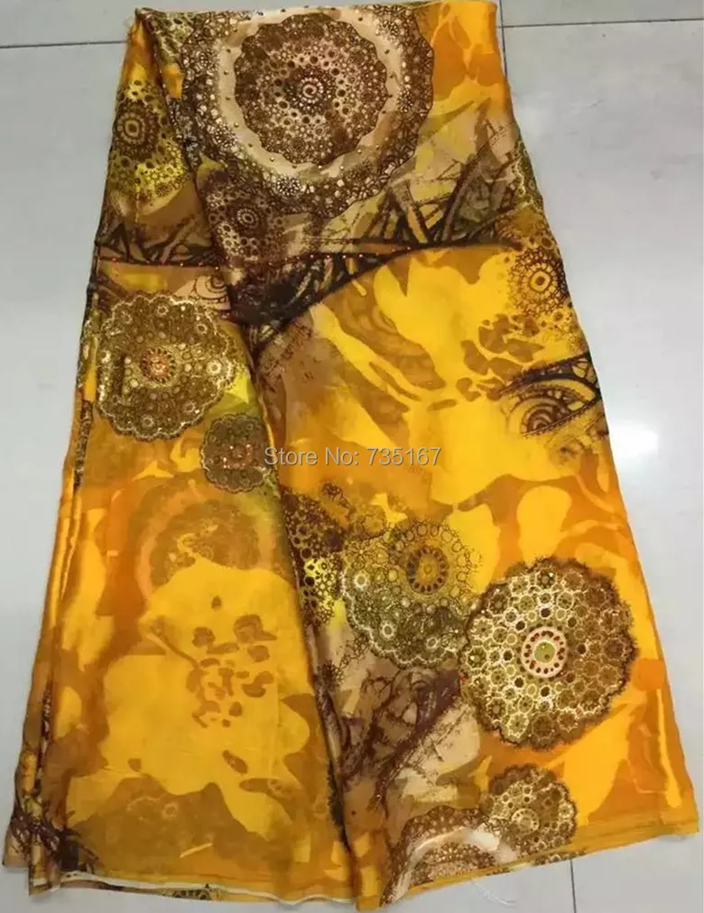 Очень приятный легкий шелк кружевная ткань хорошего качества африканский