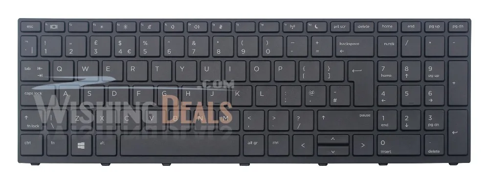 Соотношение цены и качества! Новый для hp Probook 450 G5 455 470 Великобритания черная