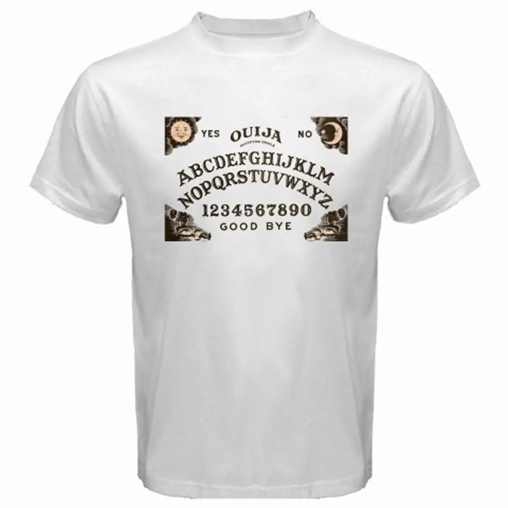 Новинка Ouija Board Spirit мужская белая футболка Размер S M L XL 2XL 3XL Подарочная Футболка с