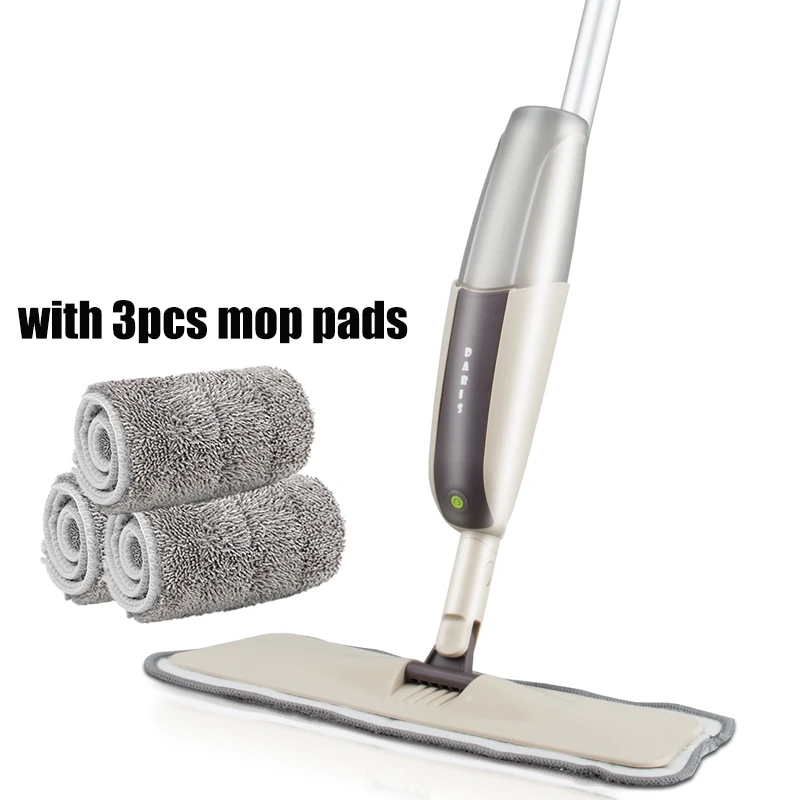 one mop 3 mop cloth Wonderlife спрей швабра с многоразовыми подушечками из микрофибры 360 Ручка Швабра для дома кухня ламинат керамическая плитка под дерево - Цвет: one mop 3 mop cloth