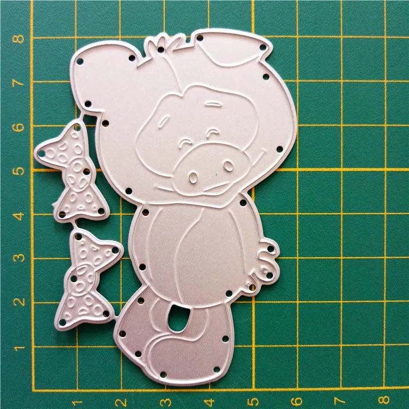 Животный поросенок металлические режущие штампы для DIY тиснение скрапбукинга