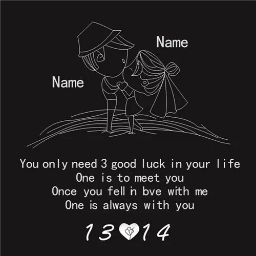 Посеребренный Ювелирные изделия из нержавеющей стали i love you 100, языковые ожерелья, подвески для женщин, персонализированное именное имя, пользовательское ожерелье - Окраска металла: Посеребренный
