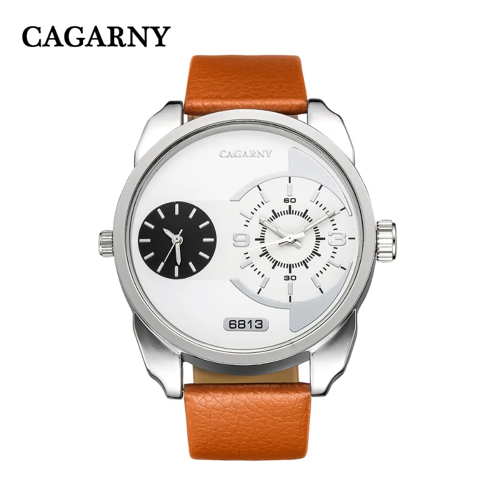 Часы мужские кварцевые с большим циферблатом модные роскошные спортивные