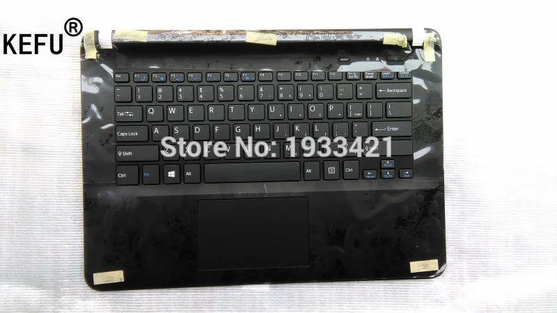 100% NEW KEFU laptop keyboard for sony SVF14 SVF142 SVF143 SVF1441 SVF14E with frame Palmrest Touchpad Cover | Компьютеры и офис