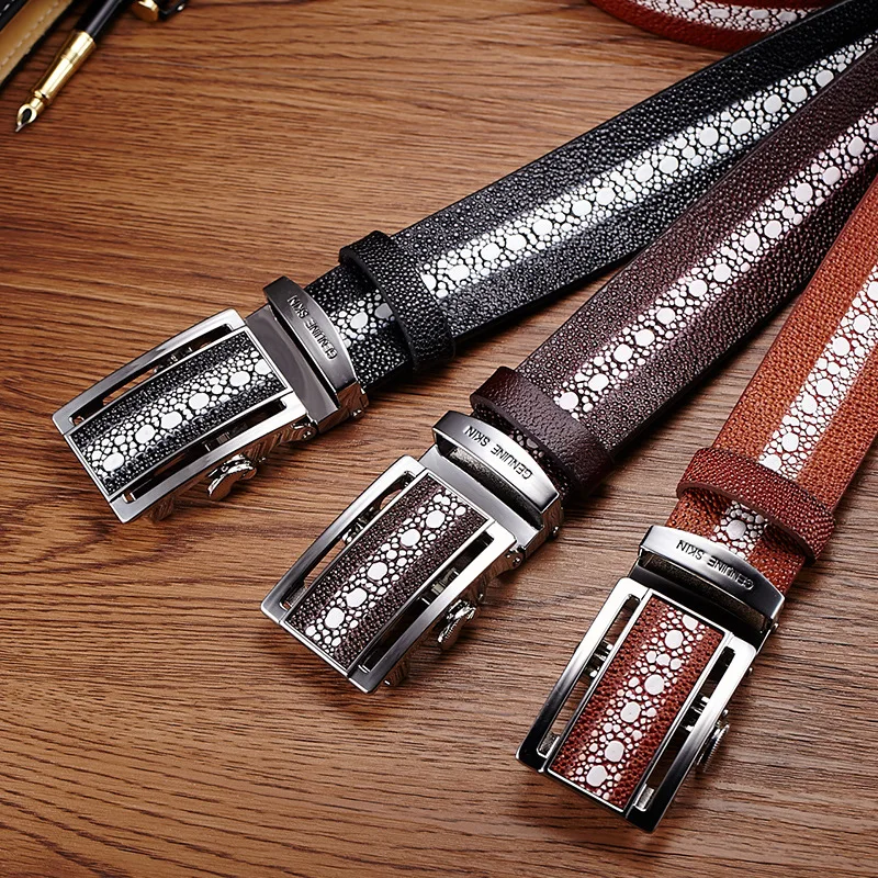 LGFD19225 мужской ремень из натуральной кожи с жемчужным принтом воловьей