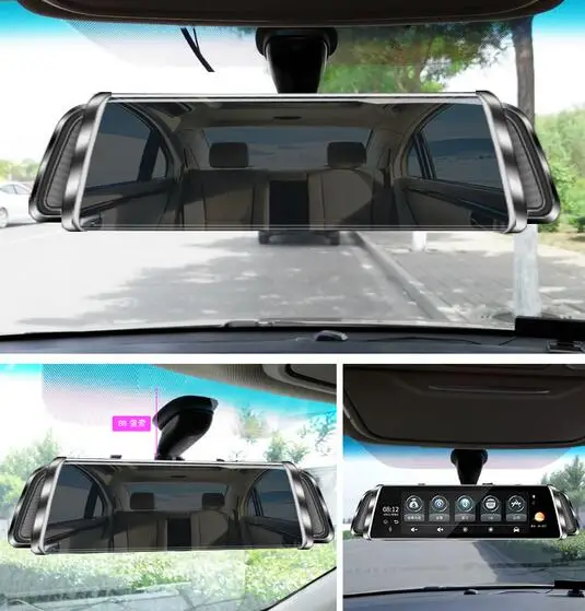 Android wifi Авто Даш камера 4G bluetooth зеркало заднего вида видео рекордер HD1080P GPS