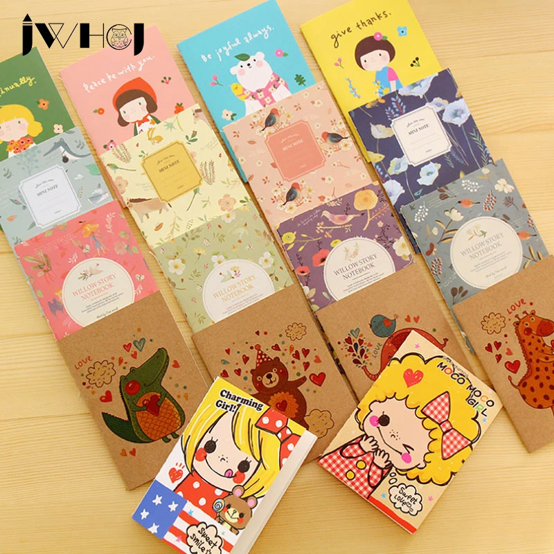 Портативный мини блокнот с героями мультфильмов 1 шт. канцелярские