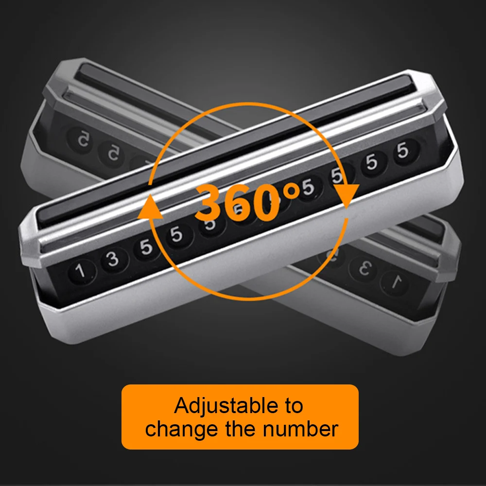 1 шт. автомобильный временный парковочный ящик для хранения карт стиль мобильный