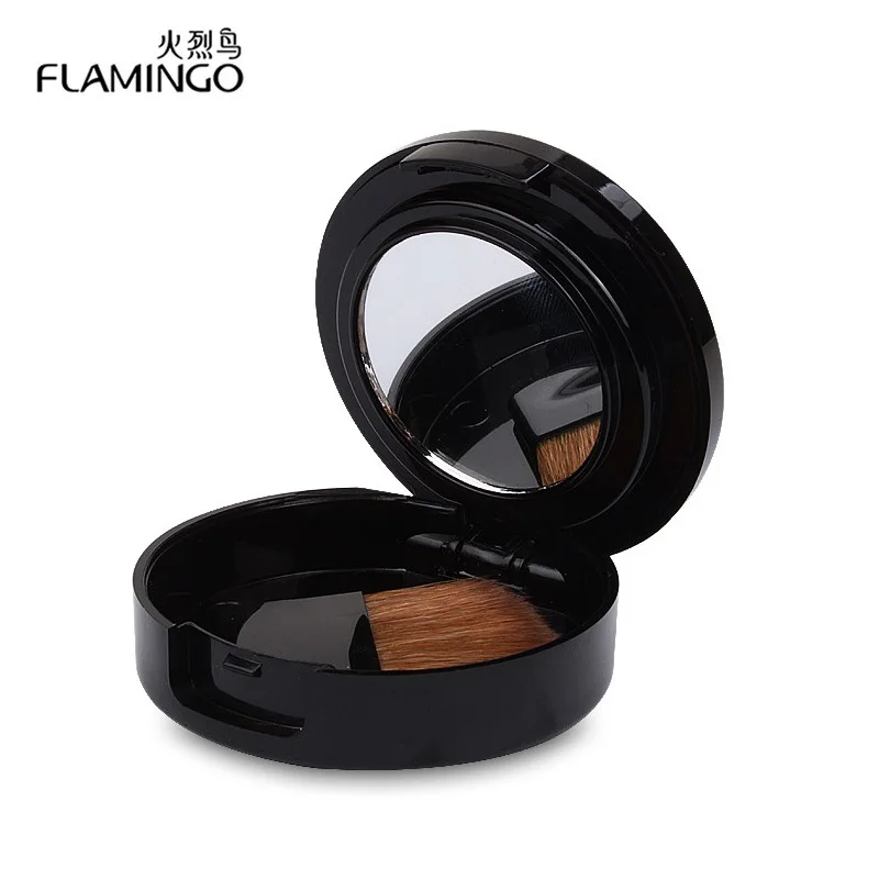 Фламинго косметика для красоты лица Румяна с кисточкой Зеркальный цвет щек
