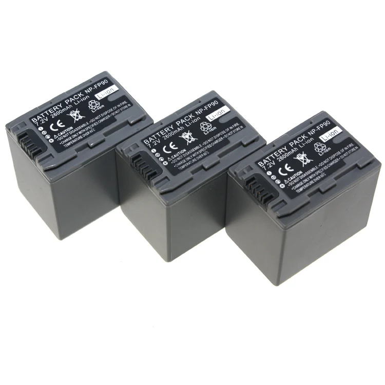 Высокое качество 1 шт. Батарея + Зарядное устройство NP FP90 npfp90 Перезаряжаемые для