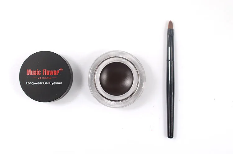 1 Набор коричневая подводка для глаз водостойкий крем с кистью Косметика