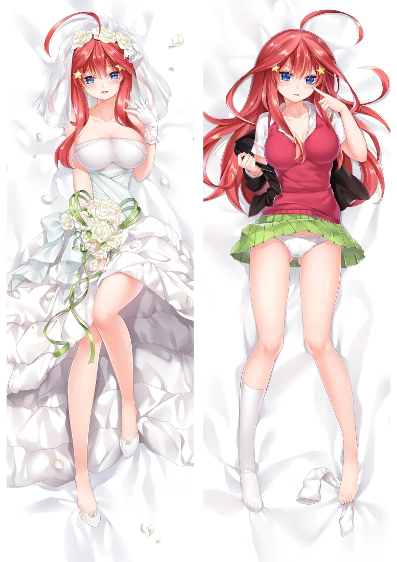 Suef Аниме Манга Quintuplets Dakimakura Двусторонняя Подушка Чехол для подушки 18143