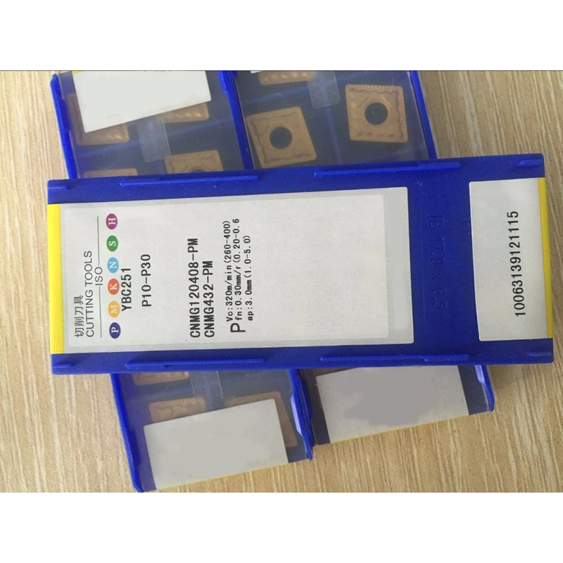 

10pcs CNMG120408-PM YBC251 /CNMG432-PM YBC251 Carbide Insert