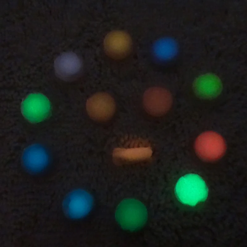 12 цветов/коробка светится в ночное время светильник полимерная глина воздушно