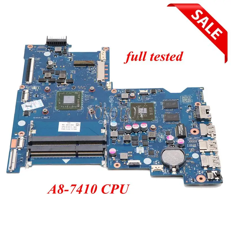 NOKOTION ABL51 LA-C781P 813971-501 813971-001 для hp 15-AF Материнская плата ноутбука A8-7410 cpu DDR3 полностью