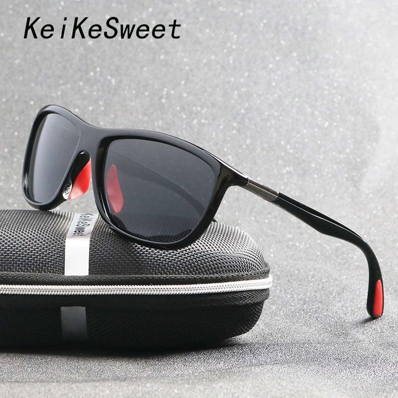 Мужские спортивные солнцезащитные очки KeiKeSweet брендовые дизайнерские с