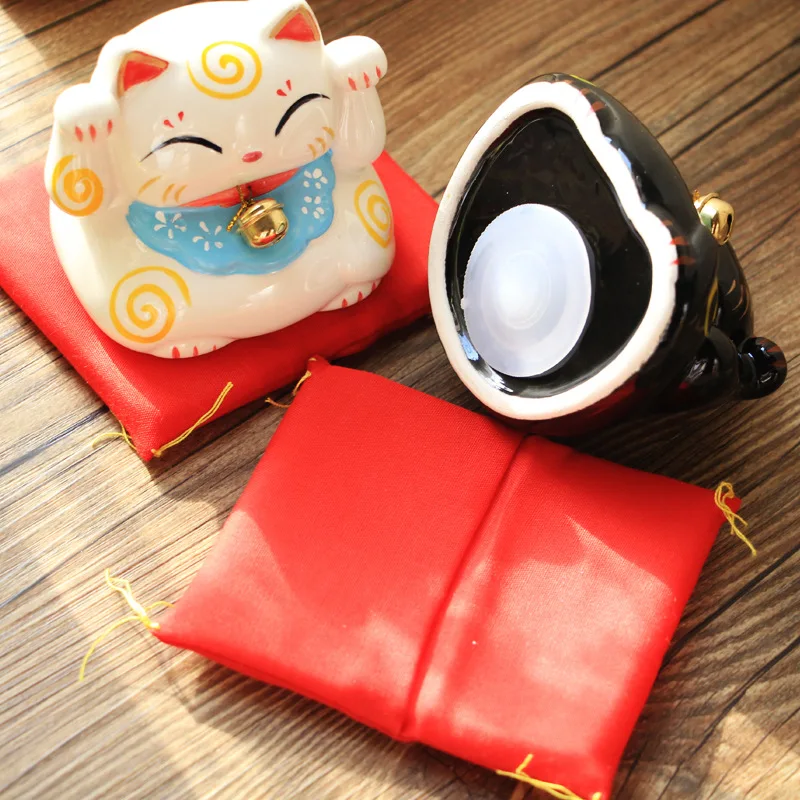 Керамика Lucky Cat Копилка фарфоровое украшение фигурка кошки на удачу денежный ящик