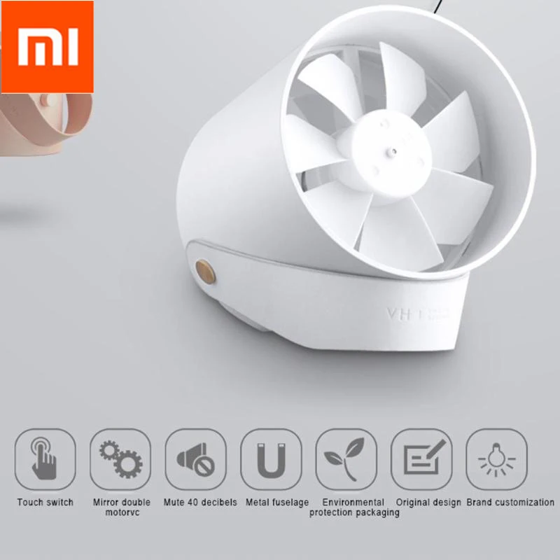 Оригинальный Xiaomi Vh мини вентилятор портативный Usb Mijia Ультра тихий умный