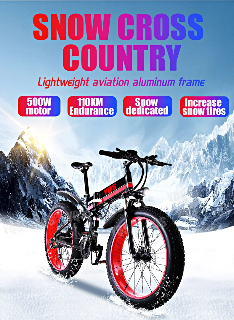 Электрический велосипед 1000 W 80 KM 4,0 fat tire Neve Snow горный электровелосипед Электрический электровелосипед 48 V электрический велосипед