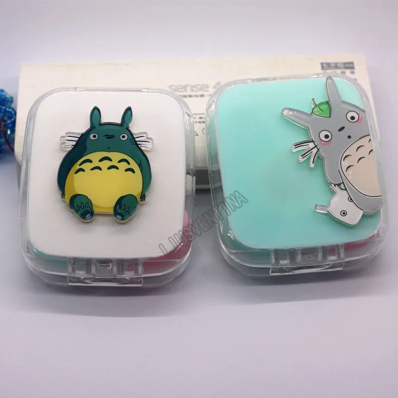 LIUSVENTINA DIY акриловый милый портативный чехол для контактных линз с котом Тоторо