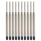 10 шт., универсальные шариковые стержни с синимичерными чернилами, 1 мм