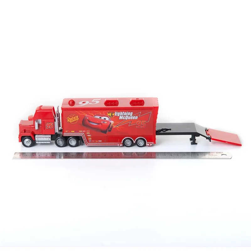 Disney Pixar Cars 2 3 игрушки № 35 грузовик молния McQueen Джексон шторм Рамирез Мак дядюшка 1:55 литой модельный автомобиль игрушка детский подарок