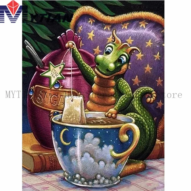 Набор для алмазной живописи 5D &quotдракон&quot &quotСказочная книга&quot &quotсделай сам&quot