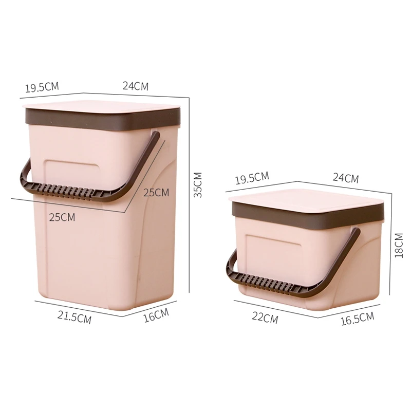 Мусорная корзина для офиса кухни ванной комнаты с экономией места дома настенная