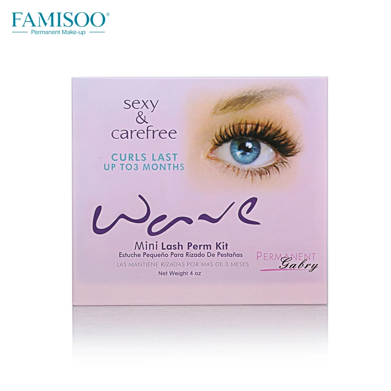 FAMISOO MINI Eyelash Curling Perm Kit Wave Lotion Last up to 3 Months Permanent | Красота и здоровье