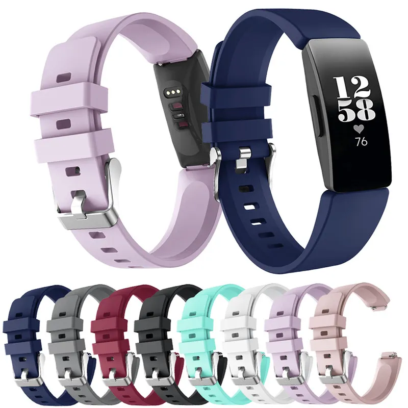 Hangrui ремешок для Fitbit inspire Band Для Fitbit inspire HR ремни мягкие часы браслет для Fit Bit inspire аксессуары