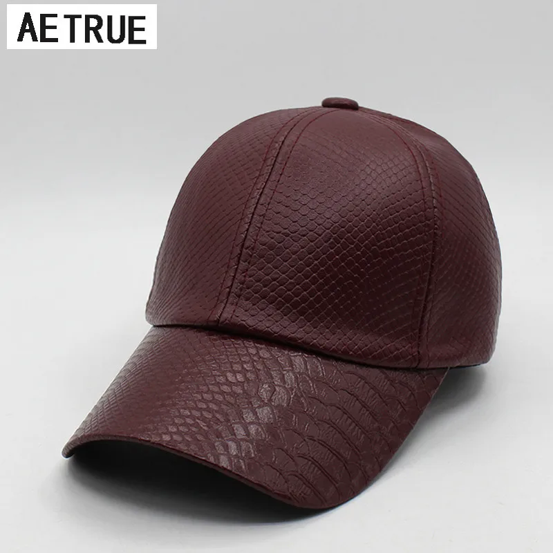 Модная кожаная полиуретановая бейсболка для мужчин Snapback cap s Женская кепка брендовые зимние шапки для мужчин Gorras плоские бейсболки
