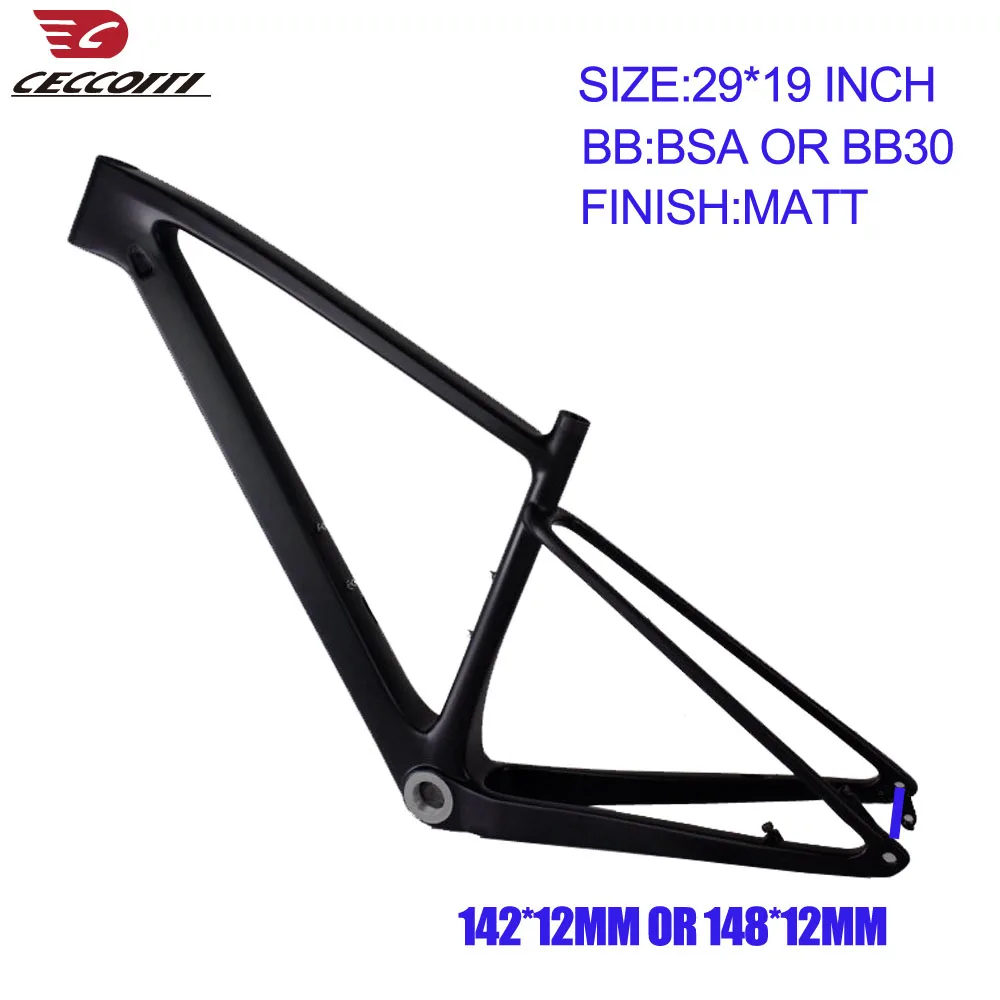 Фиолетовый Новая модель карбоновая рама mtb 27,5/29er T1000 UD рама карбоновая для горного велосипеда 135*9 мм 142/148*12 мм Сменная - Цвет: Фиолетовый