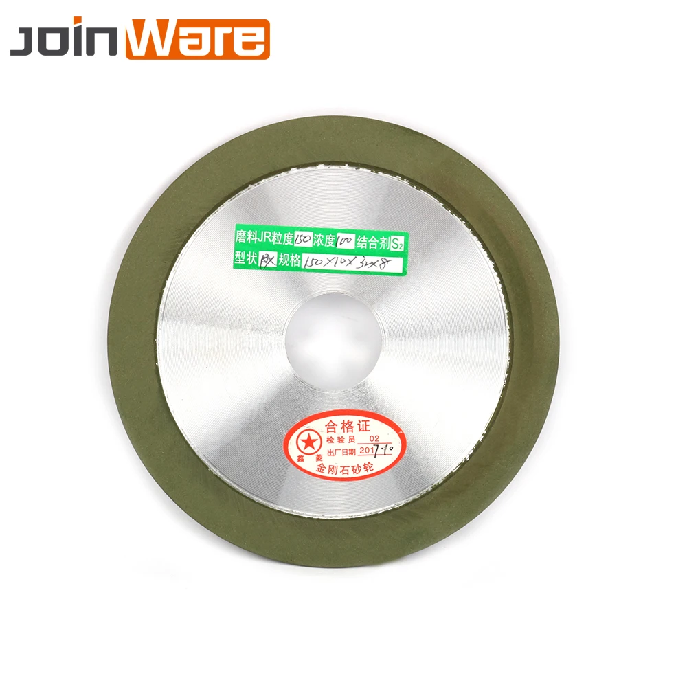 

150x32x8x10MM Diamond Grinding Wheel Resin Bond Disc Grinder Cutter Rotary Abrasive Tool Metalworking 150/320/400# 6Inch