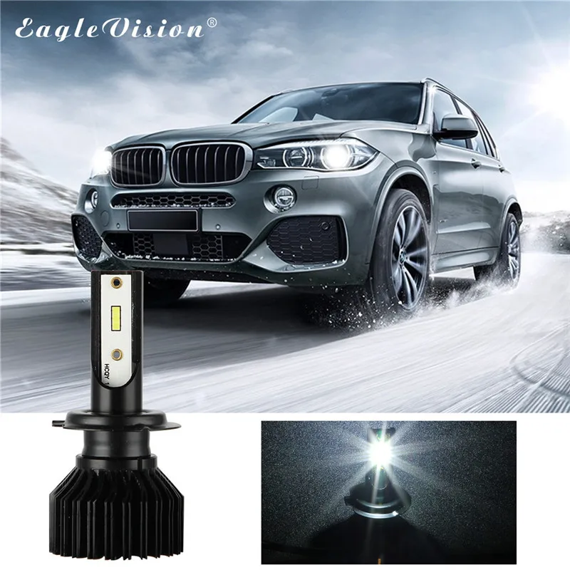 Kongyide автомобильный светильник 2 шт. H7 2000W 30000LM светодиодный головной ламп Conversion Kit