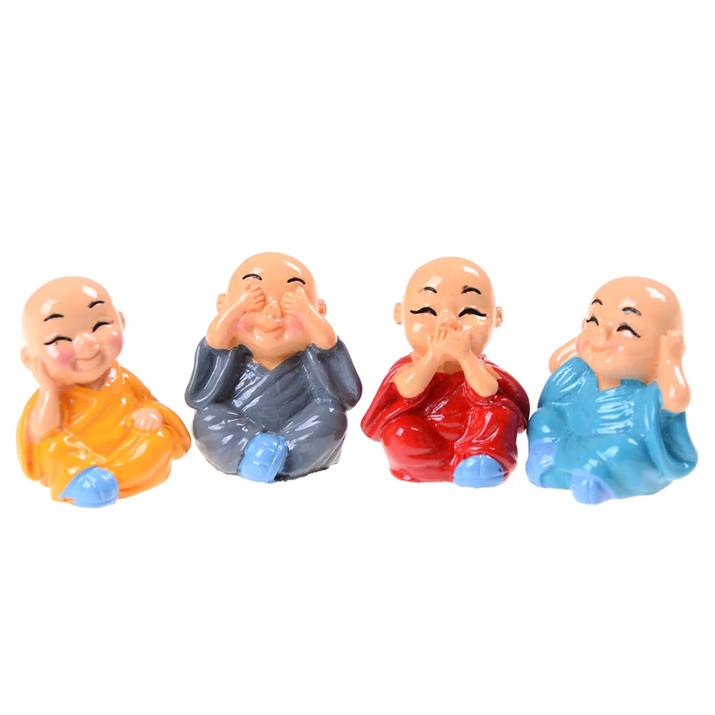 1 шт. куклы Maitreya подарки фигурки &quotМаленькие монахи&quot Будда кунг-фу прекрасный