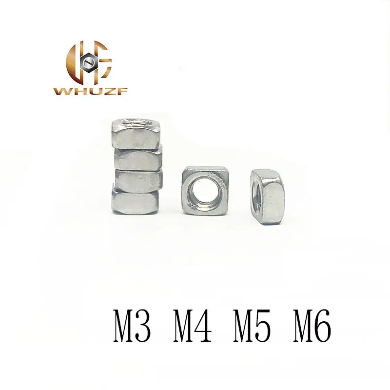 50 шт M3/M4/M5/M6 гайка высокого качества 304/201/316 нержавеющая сталь A2-70 класса 4 8
