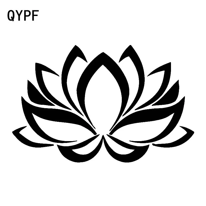 QYPF 17 5 см * 11 4 цветок лотоса с отверстиями простой и прочный виниловый яркий