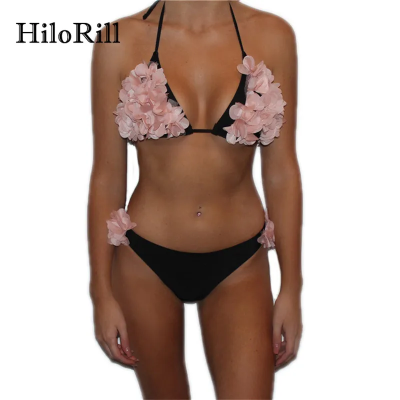 HiloRill комплект из двух предметов топ и брюки для девочек женщин 3D Цветочные