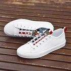 Мужские теннисные кроссовки SUROM, черные и белые цветные повседневные туфли, удобные классические туфли для взрослых, на осенний сезон, 2018