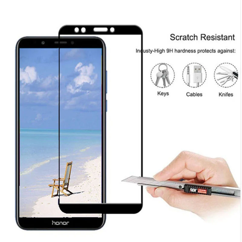 Стекло для Huawei Y6 Prime 2018 защитное стекло y5 y7 2019 lite г. 1 5 | Мобильные телефоны и