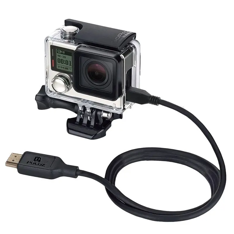 PULUZ видео 19 Pin HDMI к Micro 5 кабель для GoPro HERO 4 3 + 3|Чехлы экшн-камер| |