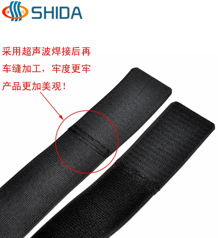 5 шт. см х 50 эластичные кабельные стяжки Нейлоновые крепления ремешки на липучке