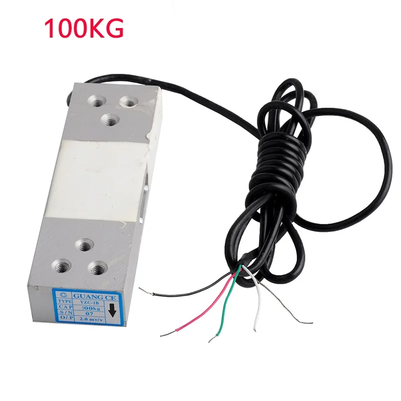 100KG DIYmall YZC-664 ячейка загрузки цифровой Портативный электронный Вес взвешивания Сенсор 100 кг 150 кг 200 кг 300 кг для Arduino - Комплект: 100KG