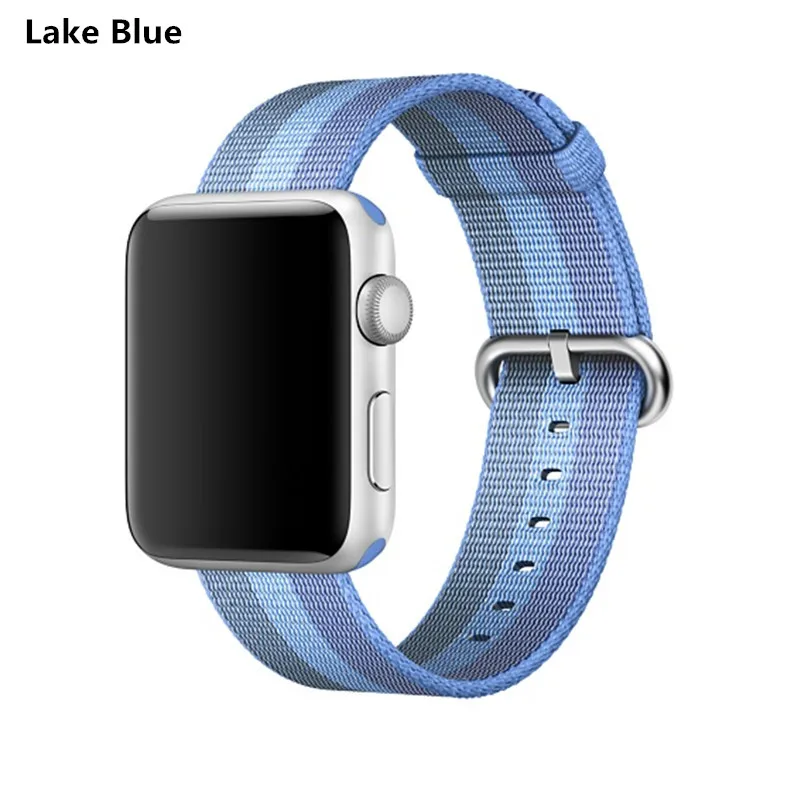 22 Спортивный ремешок для apple watch 42 мм 44 мм iwatch 38 мм 40 мм тканый нейлоновый классический ремешок с пряжкой для apple watch 4 3 2 - Цвет ремешка: 22