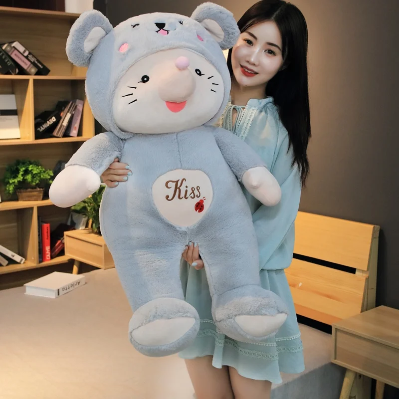

40/55/70cm New Cartoon Little Cute mouse Plush toy soft animal stuffed doll High quality Child kid kawaii birthday gift