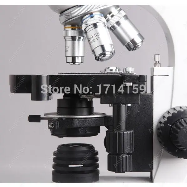 Ветеринарный AmScope Supply 40X 2000X биологический композитный светодиодный микроскоп +