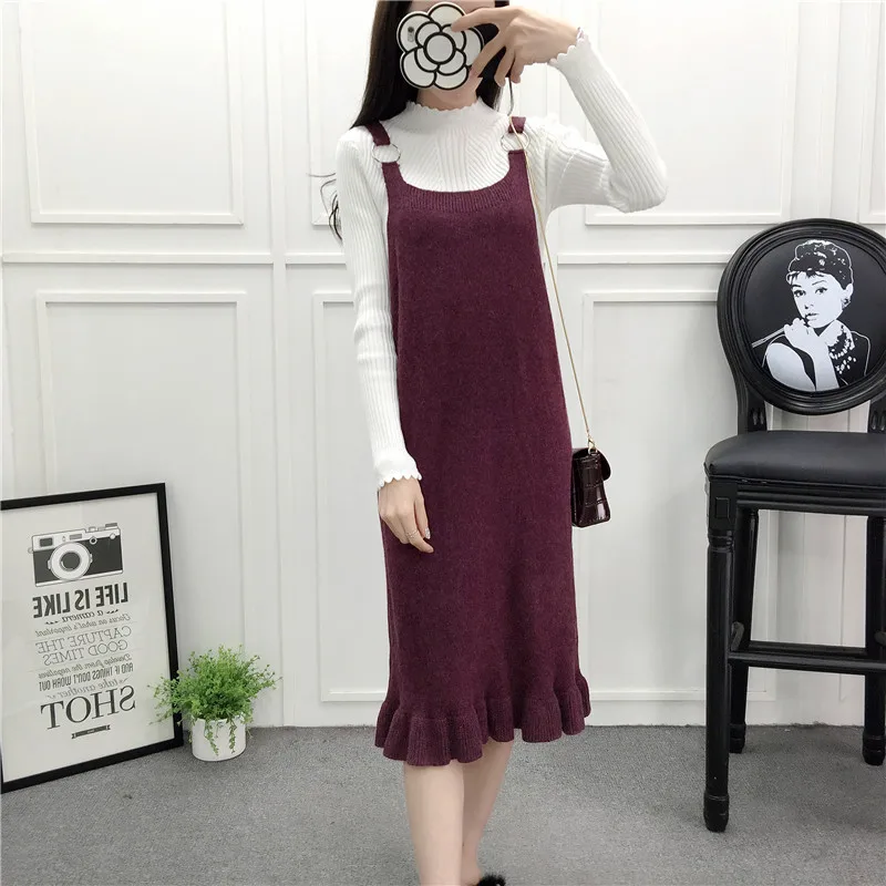 Женское платье-жилет TAJIYANE сарафан большого размера с рисунком гусиные лапки