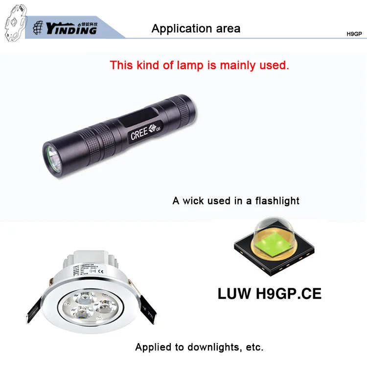 10 шт. Osram H9GP холодный белый натуральный белый теплый белый синий красный светильник 3 Вт лампа высокой мощности лампы и фонари светодиодный светильник источник